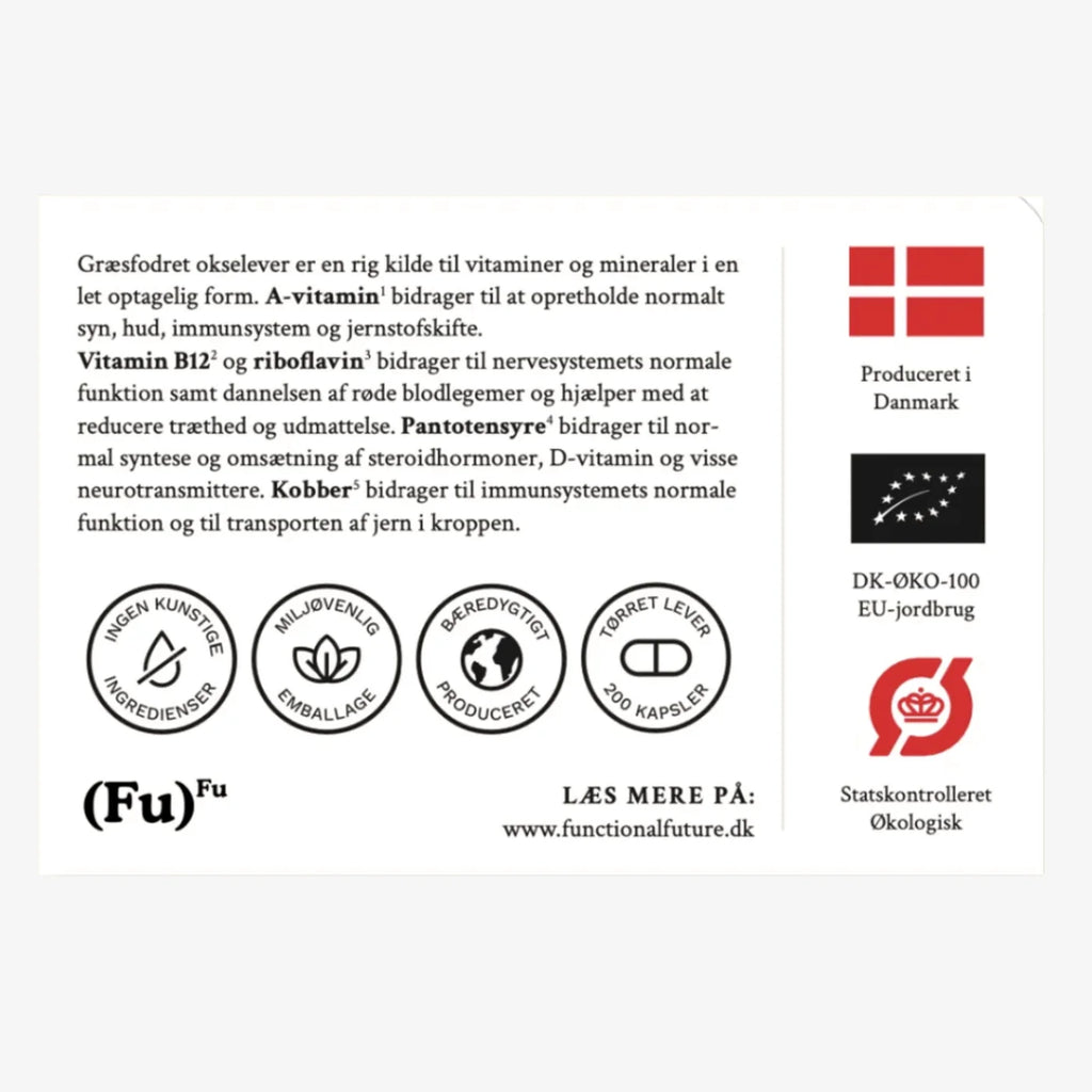 Functional Future | Økologisk Okselever Kosttilskud