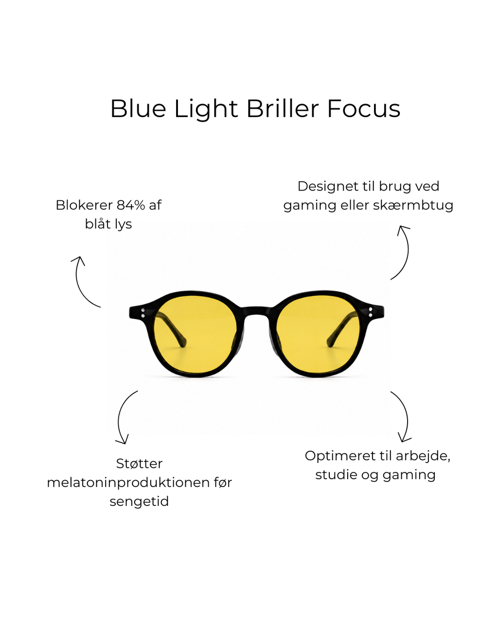 INNERZEN Blue Light Briller | Focus