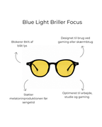 INNERZEN Blue Light Briller | Focus