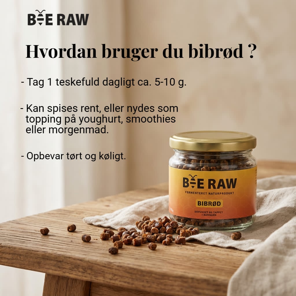Bee Raw | Fermenteret Bibrød (100g)